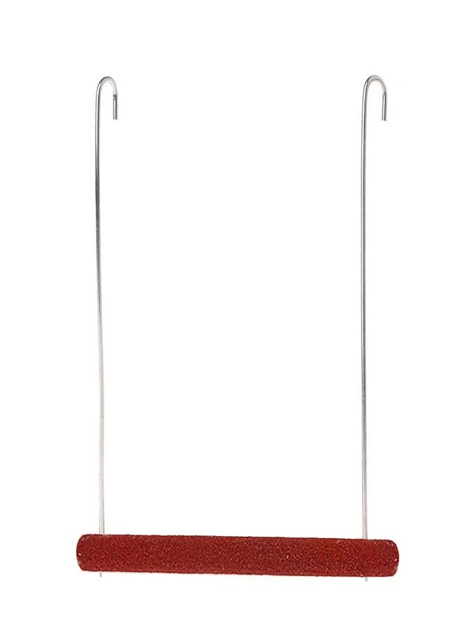 ويستيرن إرا منصة تعليق قفص لعبة متأرجحة من ويسترن إيرا، مناسبة للتسلق والتمرين للطيور (صغيرة وكبيرة) (عبوة من قطعتين) - Image 4